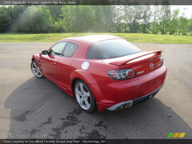 Velocity Red Mica / Black 2005 Mazda RX-8 Sport