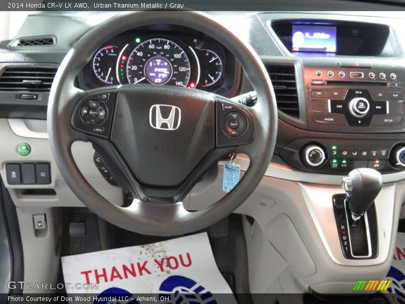 Urban Titanium Metallic / Gray 2014 Honda CR-V LX AWD
