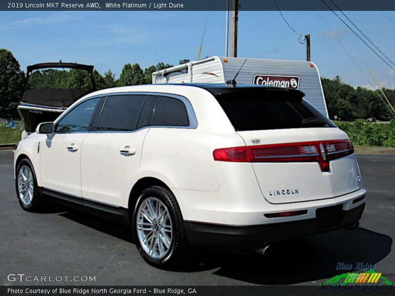White Platinum / Light Dune 2019 Lincoln MKT Reserve AWD