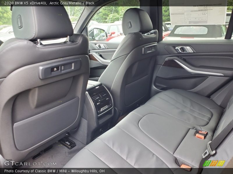 Arctic Grey Metallic / Black 2020 BMW X5 xDrive40i
