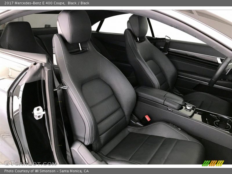 Black / Black 2017 Mercedes-Benz E 400 Coupe