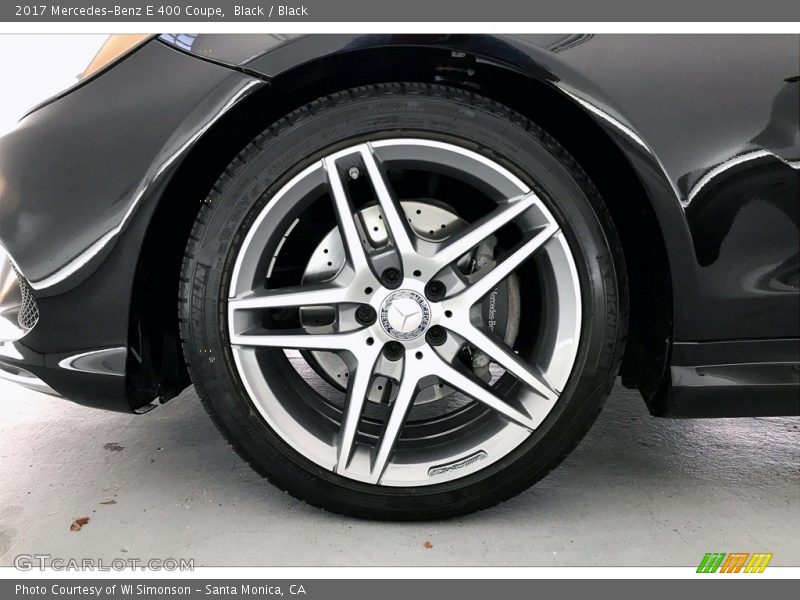 Black / Black 2017 Mercedes-Benz E 400 Coupe