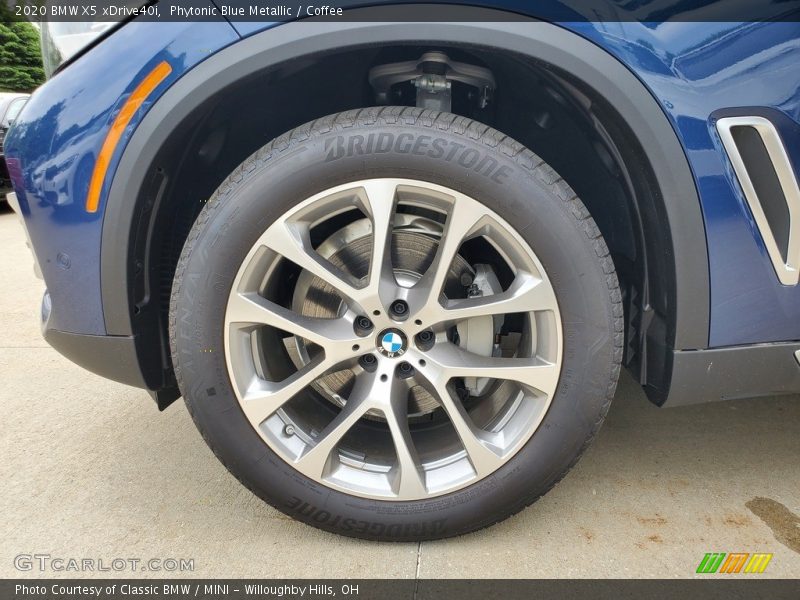 Phytonic Blue Metallic / Coffee 2020 BMW X5 xDrive40i