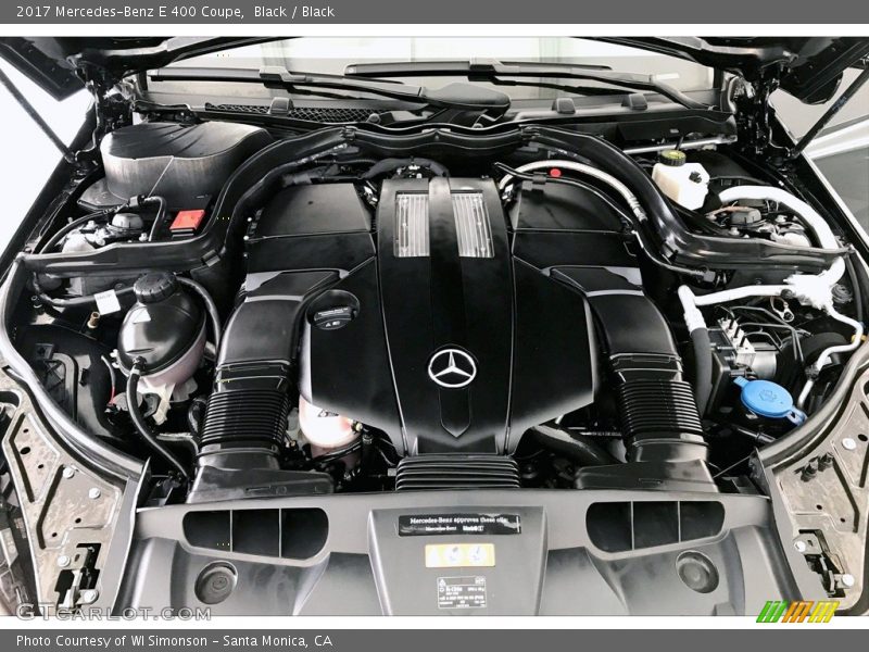 Black / Black 2017 Mercedes-Benz E 400 Coupe