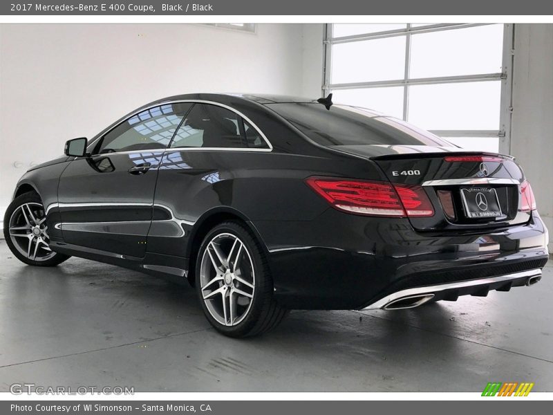 Black / Black 2017 Mercedes-Benz E 400 Coupe
