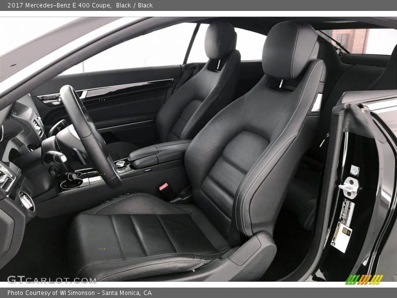 Black / Black 2017 Mercedes-Benz E 400 Coupe