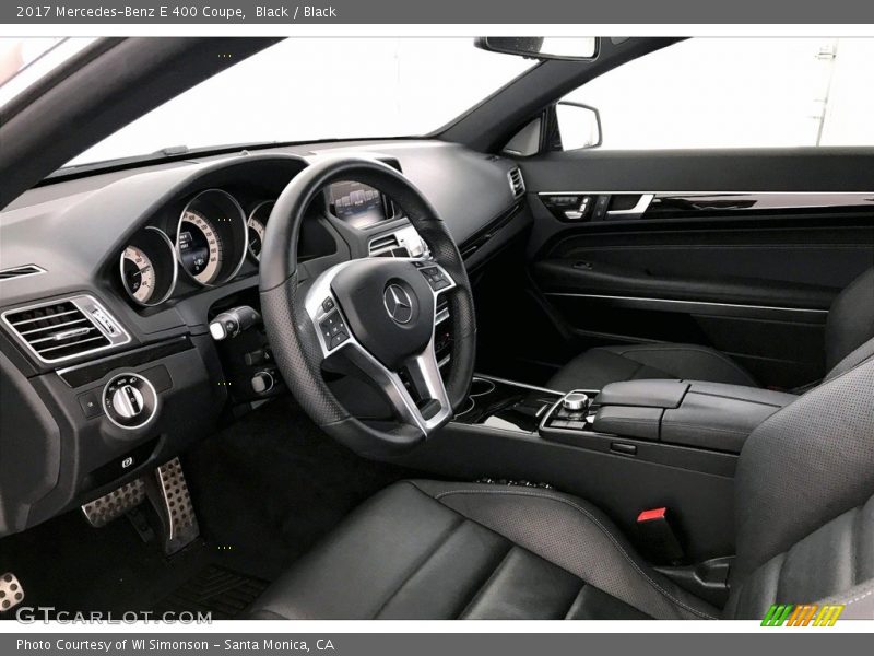 Black / Black 2017 Mercedes-Benz E 400 Coupe