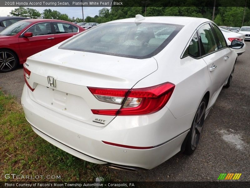 Platinum White Pearl / Black 2018 Honda Accord Touring Sedan