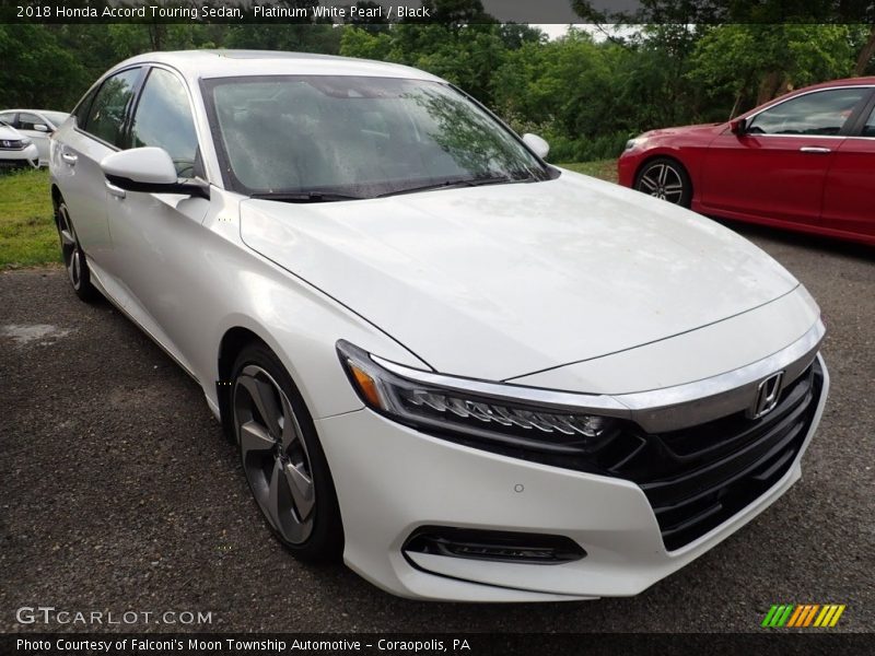 Platinum White Pearl / Black 2018 Honda Accord Touring Sedan
