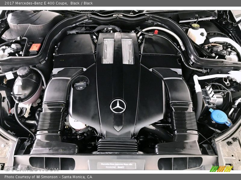 Black / Black 2017 Mercedes-Benz E 400 Coupe