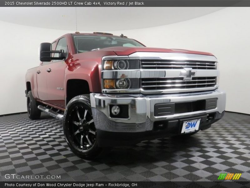Victory Red / Jet Black 2015 Chevrolet Silverado 2500HD LT Crew Cab 4x4