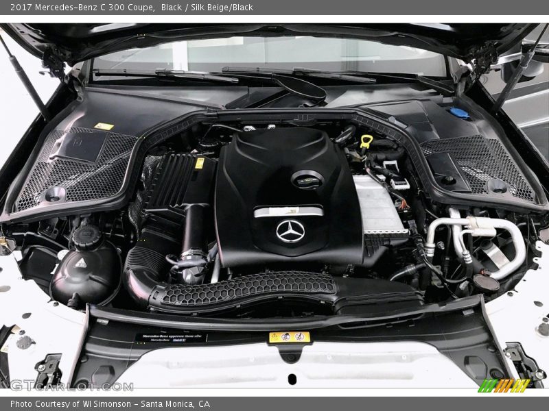 Black / Silk Beige/Black 2017 Mercedes-Benz C 300 Coupe