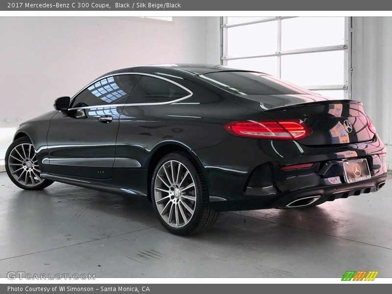 Black / Silk Beige/Black 2017 Mercedes-Benz C 300 Coupe