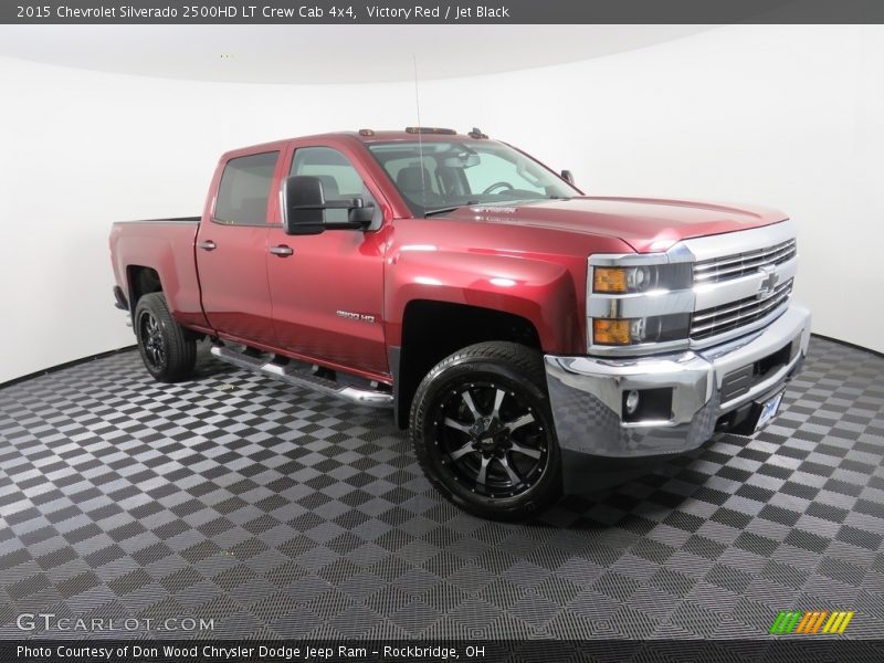 Victory Red / Jet Black 2015 Chevrolet Silverado 2500HD LT Crew Cab 4x4