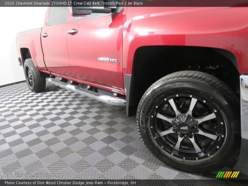 Victory Red / Jet Black 2015 Chevrolet Silverado 2500HD LT Crew Cab 4x4