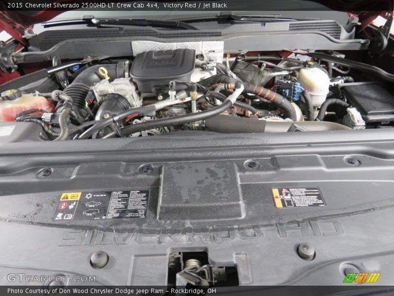 Victory Red / Jet Black 2015 Chevrolet Silverado 2500HD LT Crew Cab 4x4
