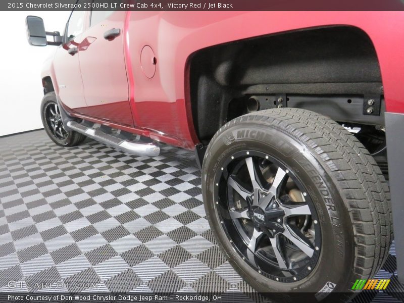 Victory Red / Jet Black 2015 Chevrolet Silverado 2500HD LT Crew Cab 4x4