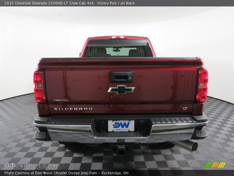 Victory Red / Jet Black 2015 Chevrolet Silverado 2500HD LT Crew Cab 4x4