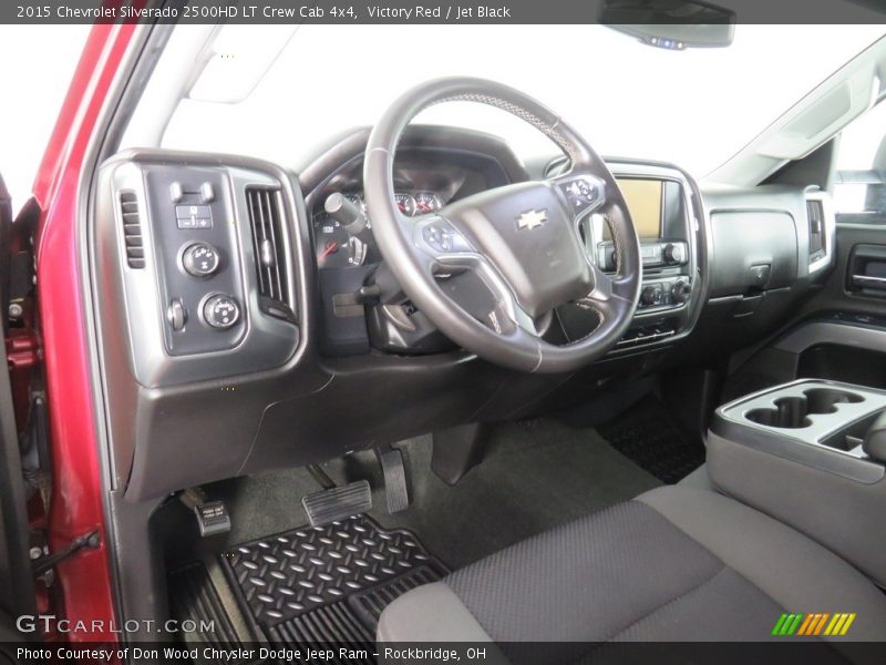 Victory Red / Jet Black 2015 Chevrolet Silverado 2500HD LT Crew Cab 4x4