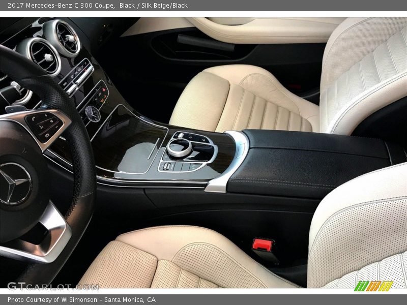 Black / Silk Beige/Black 2017 Mercedes-Benz C 300 Coupe