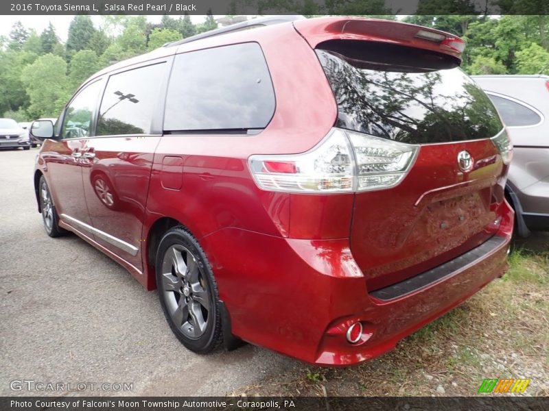  2016 Sienna L Salsa Red Pearl