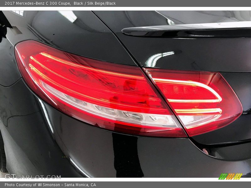 Black / Silk Beige/Black 2017 Mercedes-Benz C 300 Coupe