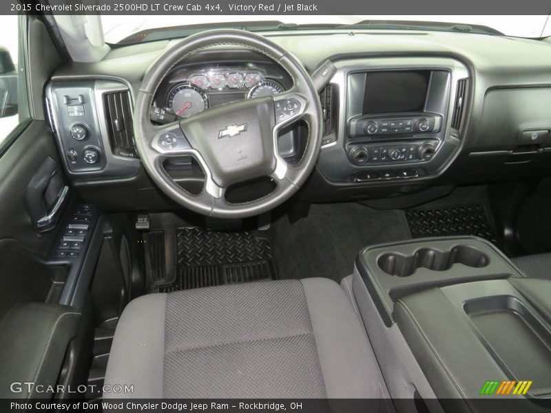 Victory Red / Jet Black 2015 Chevrolet Silverado 2500HD LT Crew Cab 4x4