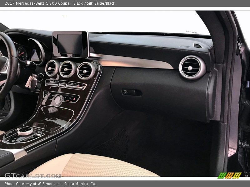 Black / Silk Beige/Black 2017 Mercedes-Benz C 300 Coupe