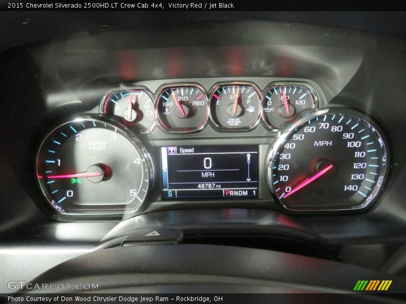 Victory Red / Jet Black 2015 Chevrolet Silverado 2500HD LT Crew Cab 4x4