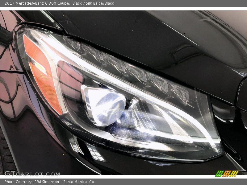 Black / Silk Beige/Black 2017 Mercedes-Benz C 300 Coupe