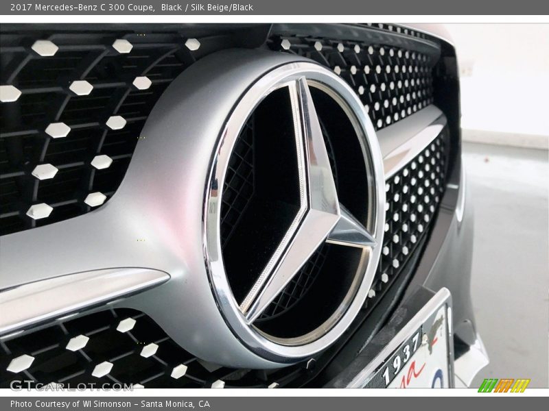 Black / Silk Beige/Black 2017 Mercedes-Benz C 300 Coupe