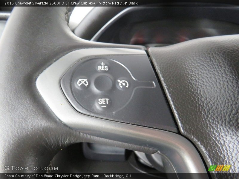 Victory Red / Jet Black 2015 Chevrolet Silverado 2500HD LT Crew Cab 4x4