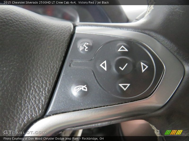 Victory Red / Jet Black 2015 Chevrolet Silverado 2500HD LT Crew Cab 4x4