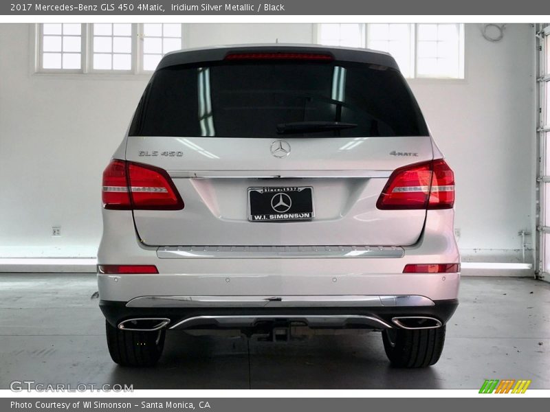 Iridium Silver Metallic / Black 2017 Mercedes-Benz GLS 450 4Matic