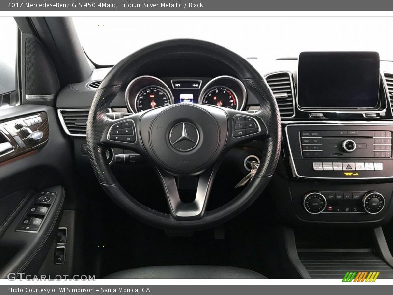 Iridium Silver Metallic / Black 2017 Mercedes-Benz GLS 450 4Matic