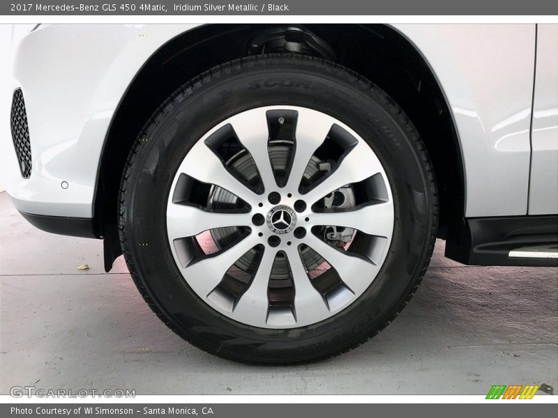 Iridium Silver Metallic / Black 2017 Mercedes-Benz GLS 450 4Matic