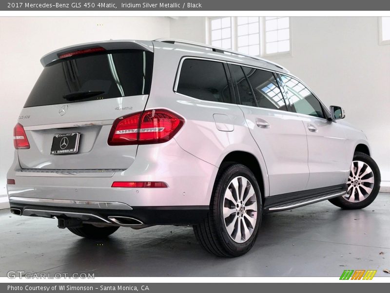 Iridium Silver Metallic / Black 2017 Mercedes-Benz GLS 450 4Matic