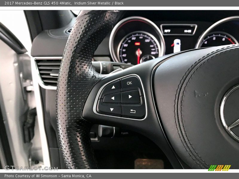 Iridium Silver Metallic / Black 2017 Mercedes-Benz GLS 450 4Matic