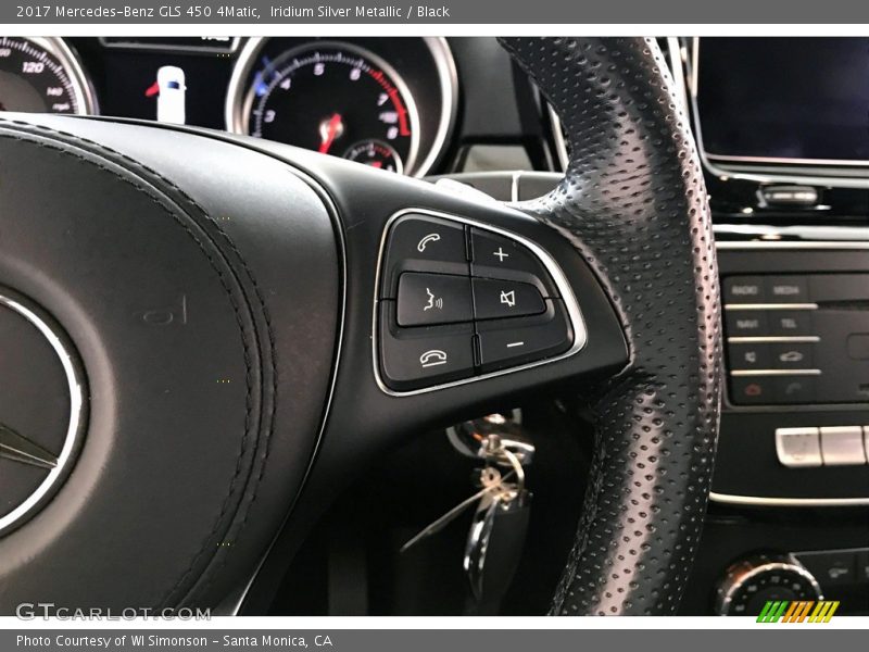 Iridium Silver Metallic / Black 2017 Mercedes-Benz GLS 450 4Matic