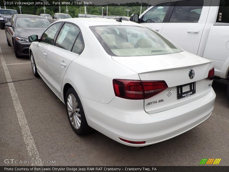 Pure White / Titan Black 2016 Volkswagen Jetta SEL