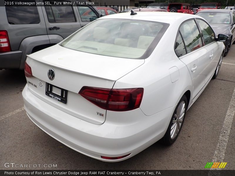 Pure White / Titan Black 2016 Volkswagen Jetta SEL