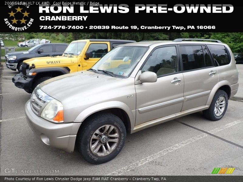 Cool Beige Metallic / Beige 2005 Suzuki XL7 LX 4WD