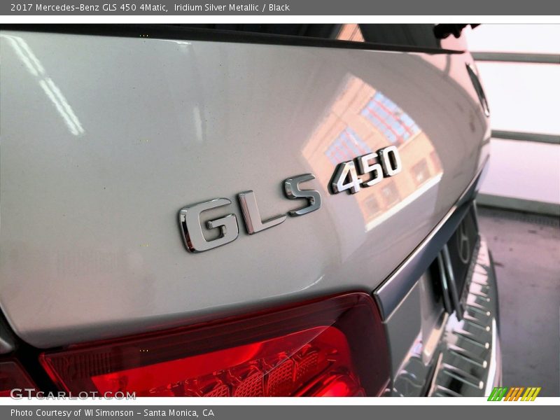 Iridium Silver Metallic / Black 2017 Mercedes-Benz GLS 450 4Matic