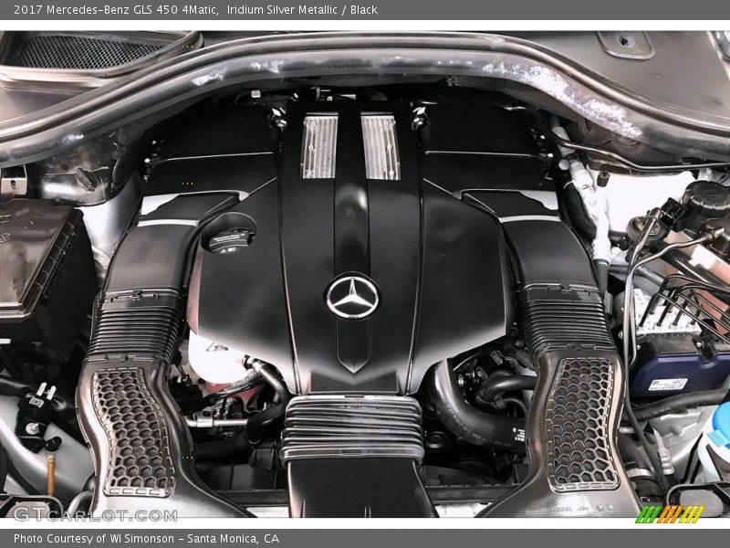Iridium Silver Metallic / Black 2017 Mercedes-Benz GLS 450 4Matic