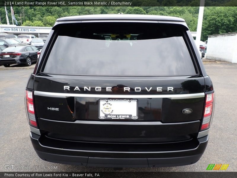 Santorini Black Metallic / Ebony/Ivory 2014 Land Rover Range Rover HSE