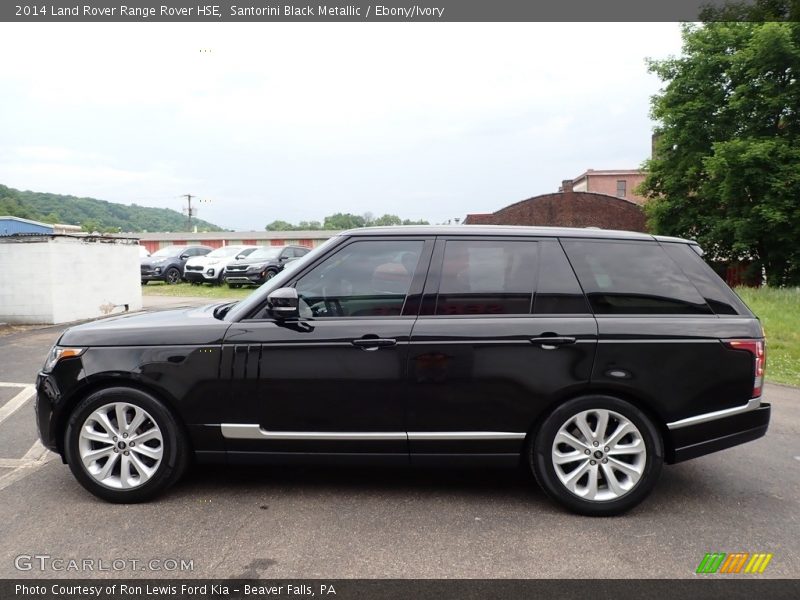 Santorini Black Metallic / Ebony/Ivory 2014 Land Rover Range Rover HSE