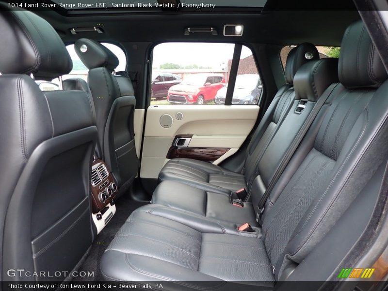 Rear Seat of 2014 Range Rover HSE