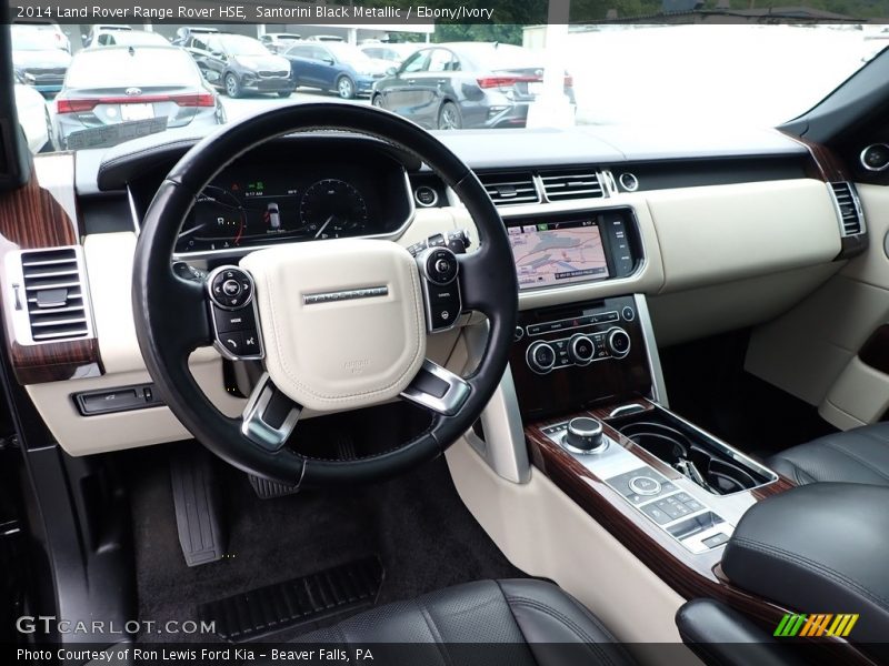  2014 Range Rover HSE Ebony/Ivory Interior