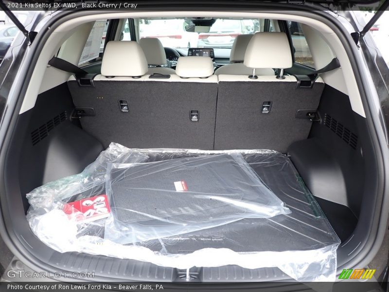 Black Cherry / Gray 2021 Kia Seltos EX AWD