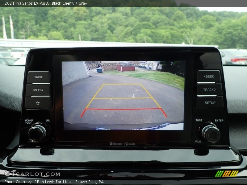 Black Cherry / Gray 2021 Kia Seltos EX AWD
